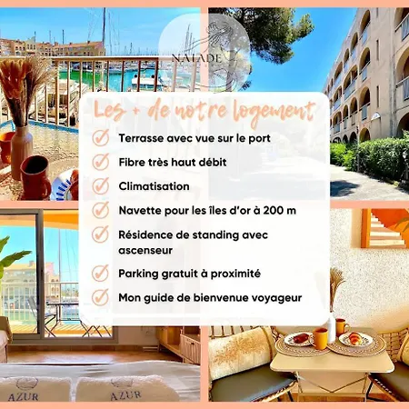 Azur Avec Vue Sur L'île De Port Cros Appartement