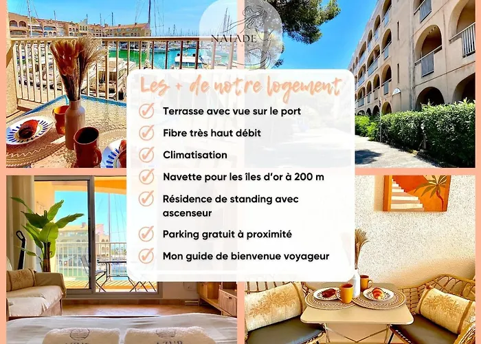 Azur Avec Vue Sur L'île De Port Cros Appartement